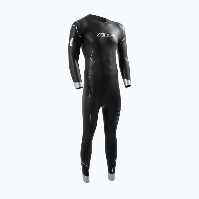 Pánský triatlonový neopren ZONE3 Agile black/silver/gunmetal