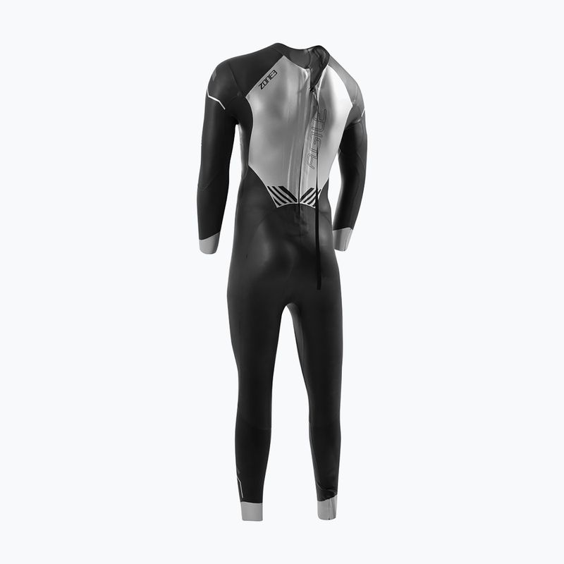 Pánský triatlonový neopren ZONE3 Agile black/silver/gunmetal 2