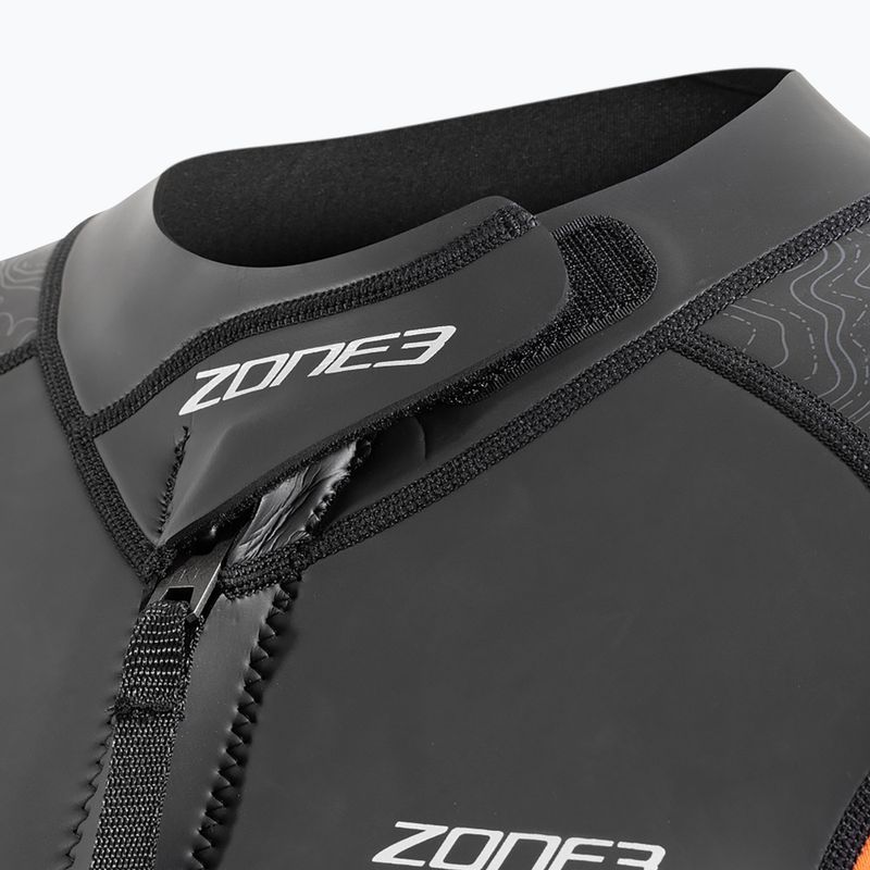 Dámský triatlonový neopren ZONE3 Versa Swimrun black/orange/gunmetal 3