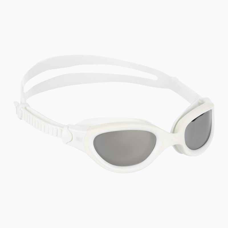 Plavecké brýle ZONE3 Venator-X white/white/polarized silver lens