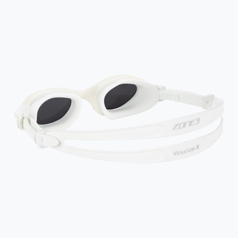 Plavecké brýle ZONE3 Venator-X white/white/polarized silver lens 4