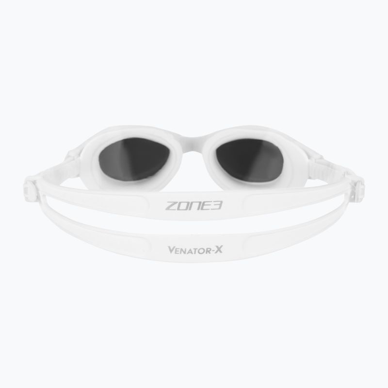 Plavecké brýle ZONE3 Venator-X white/white/polarized silver lens 5