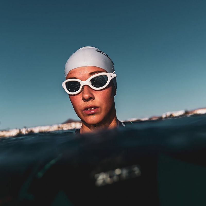 Plavecké brýle ZONE3 Venator-X white/silver/polarized revo pink lens 2