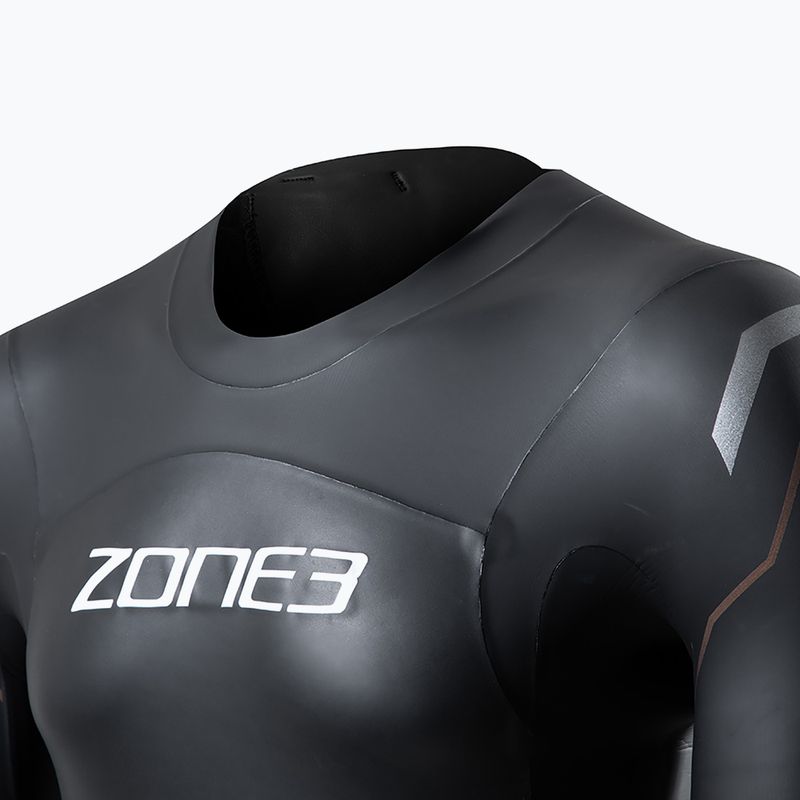 Pánský triatlonový neoprén ZONE3 Thermal Agile 3 mm black/gold 3