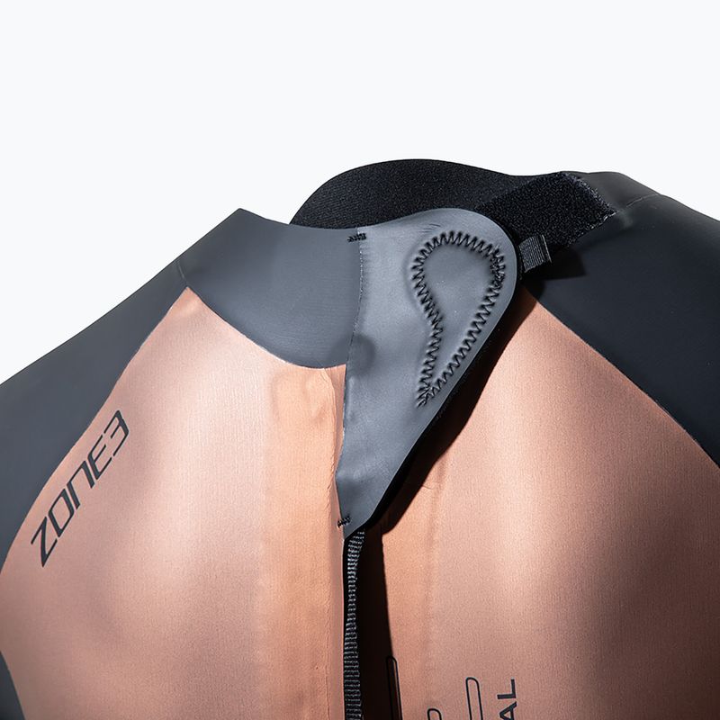 Pánský triatlonový neoprén ZONE3 Thermal Agile 3 mm black/gold 4