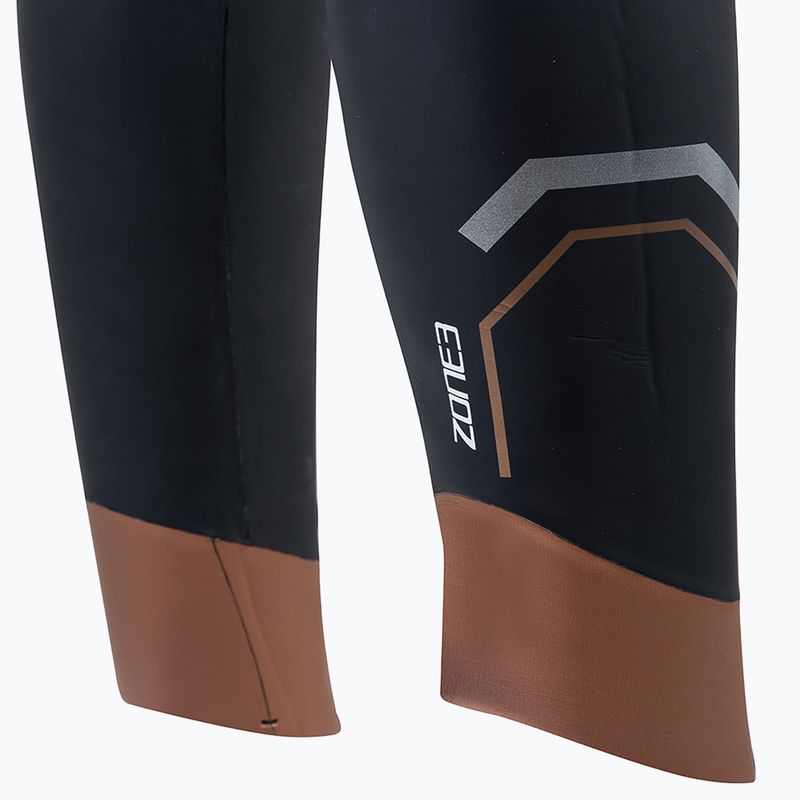 Pánský triatlonový neoprén ZONE3 Thermal Agile 3 mm black/gold 5