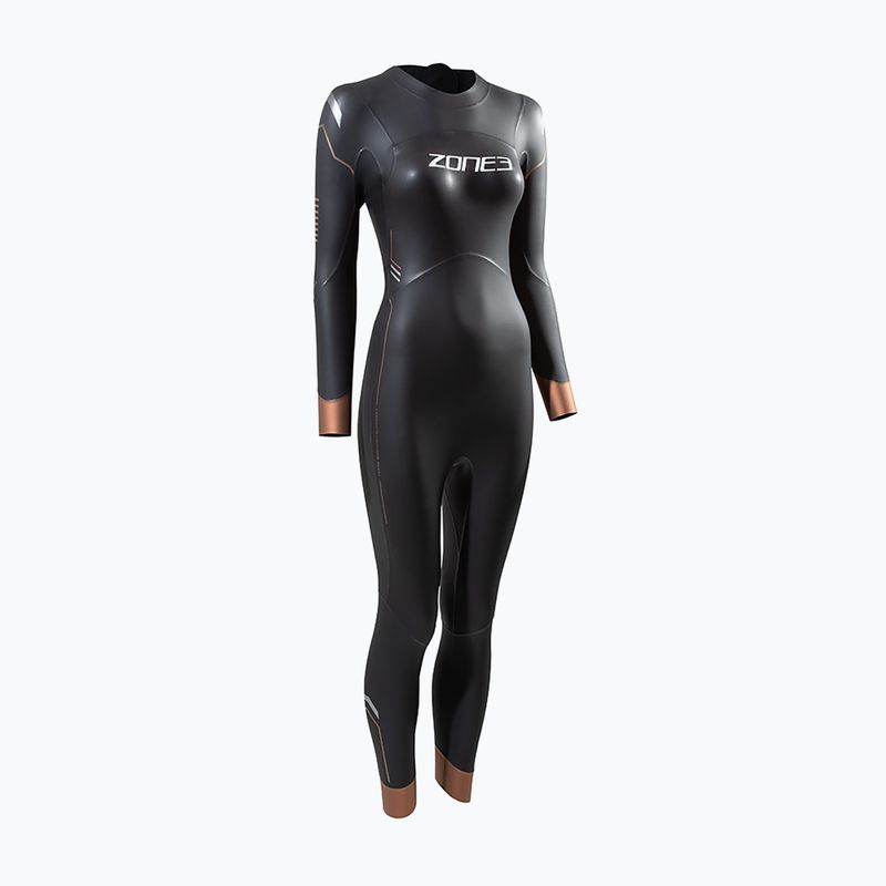 Dámský triatlonový neopren ZONE3 Thermal Agile 3 mm black/gold