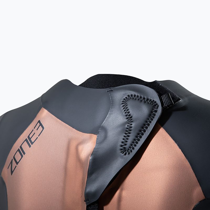 Dámský triatlonový neopren ZONE3 Thermal Agile 3 mm black/gold 4