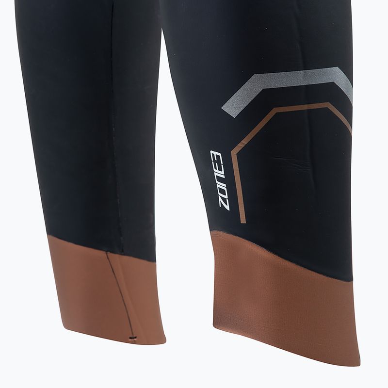 Dámský triatlonový neopren ZONE3 Thermal Agile 3 mm black/gold 5