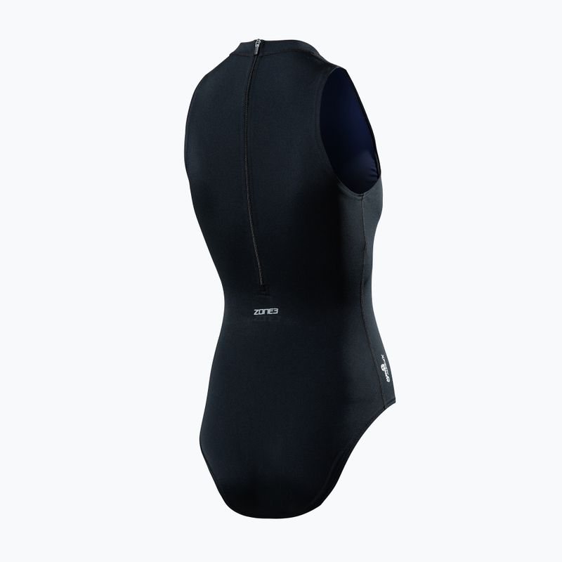 Dámské jednodílné plavky ZONE3 OWS Renew High Neck black 7
