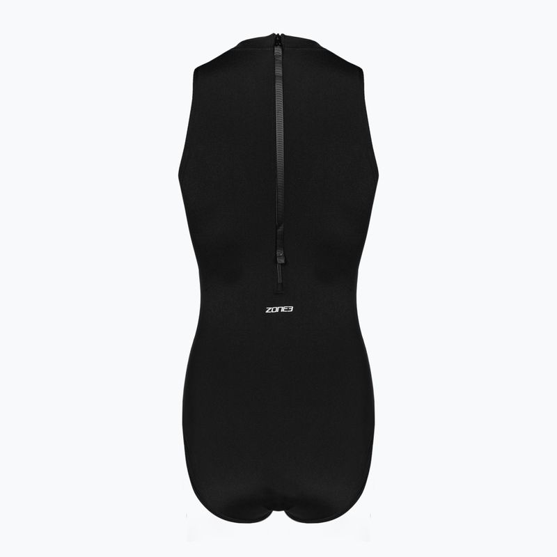 Dámské jednodílné plavky ZONE3 OWS Renew High Neck black 2