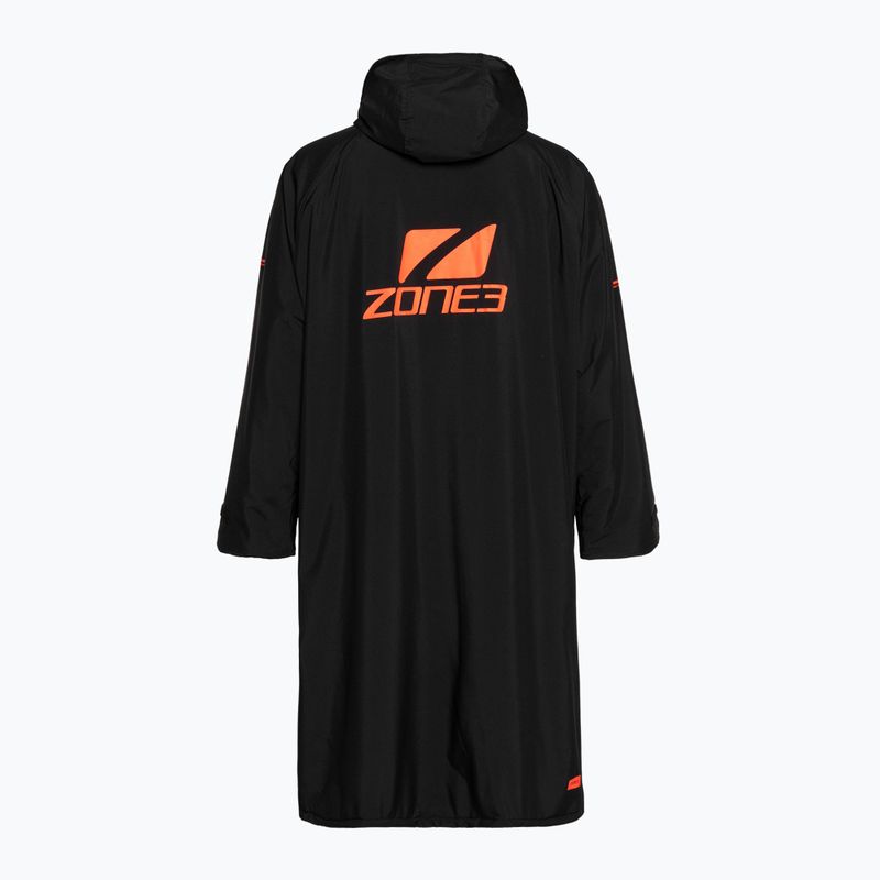 Kabát ZONE3 Thermo Tech Changing Fleece Parka black/orange 2