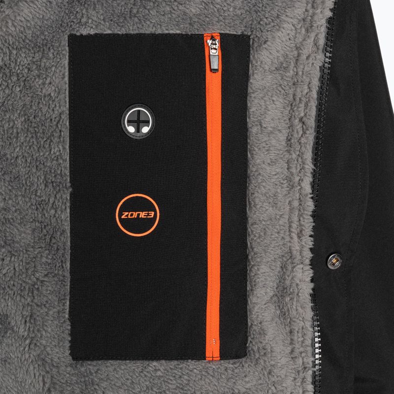 Kabát ZONE3 Thermo Tech Changing Fleece Parka black/orange 8