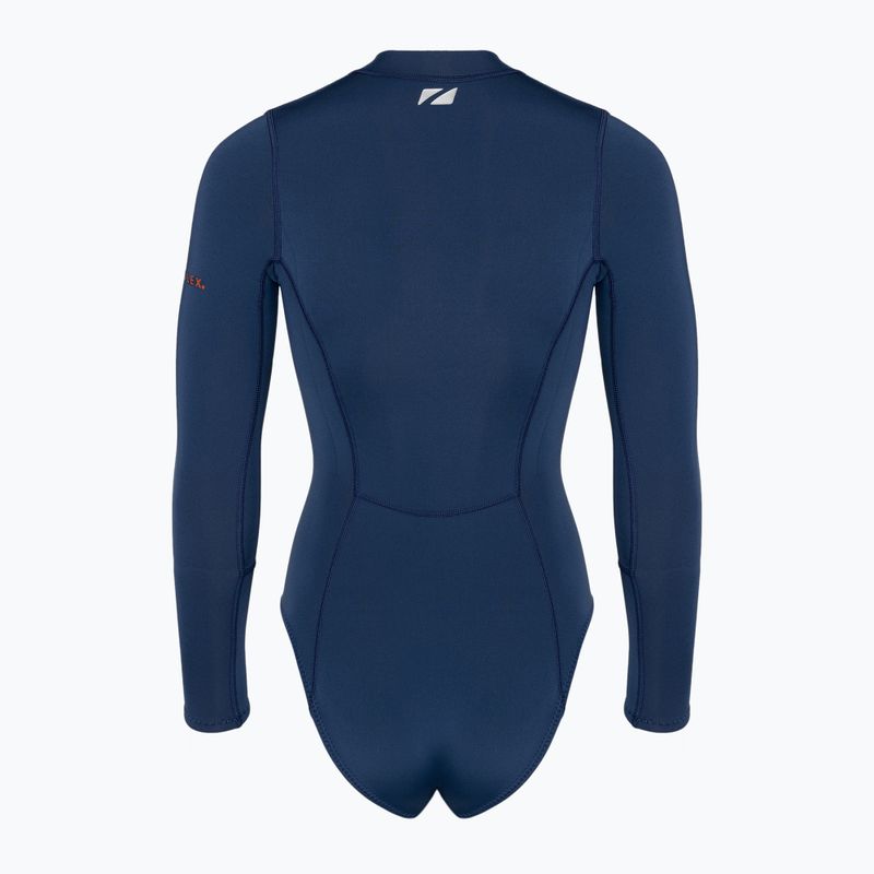 Dámský plavecký neopren ZONE3 Yulex Long Sleeve navy 2