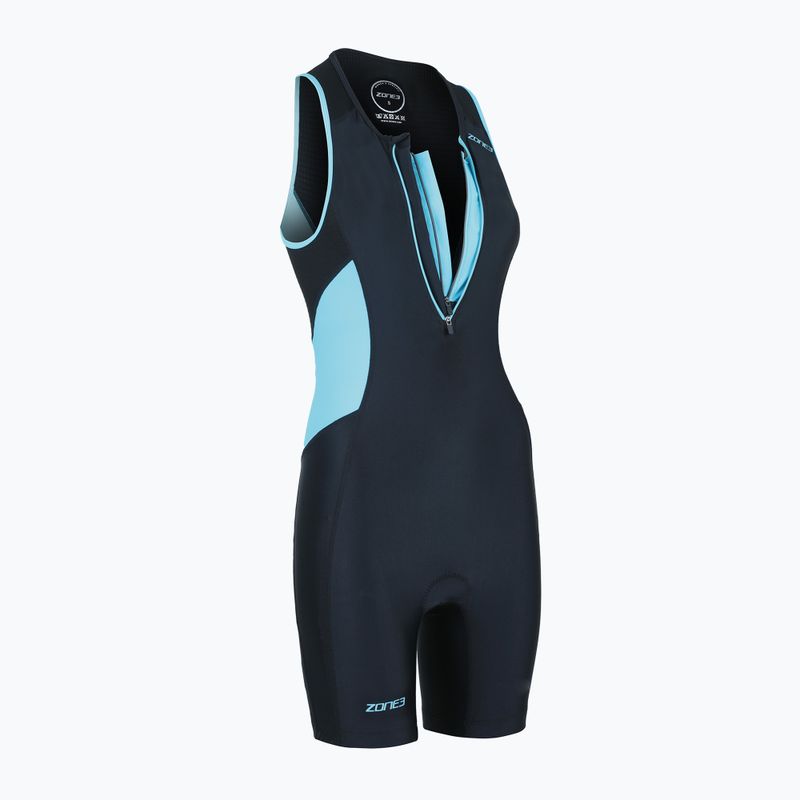 Dámský triatlonový oblek ZONE3 Activate Trisuit black/turquoise 2
