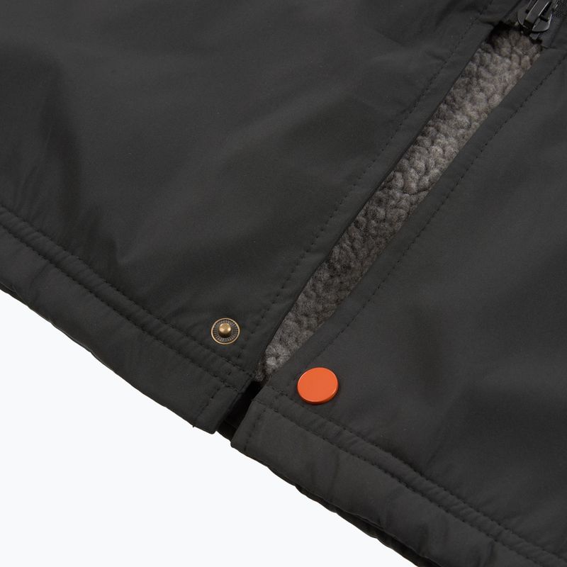 Kabát ZONE3 Recycled Robe Parka black/grey/orange 5
