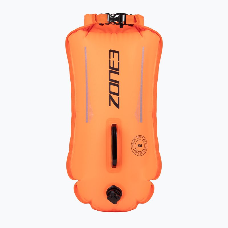 Bezpešnostní bójka  ZONE3 Safety Buoy/Dry Bag Recycled 28 l high vis orange