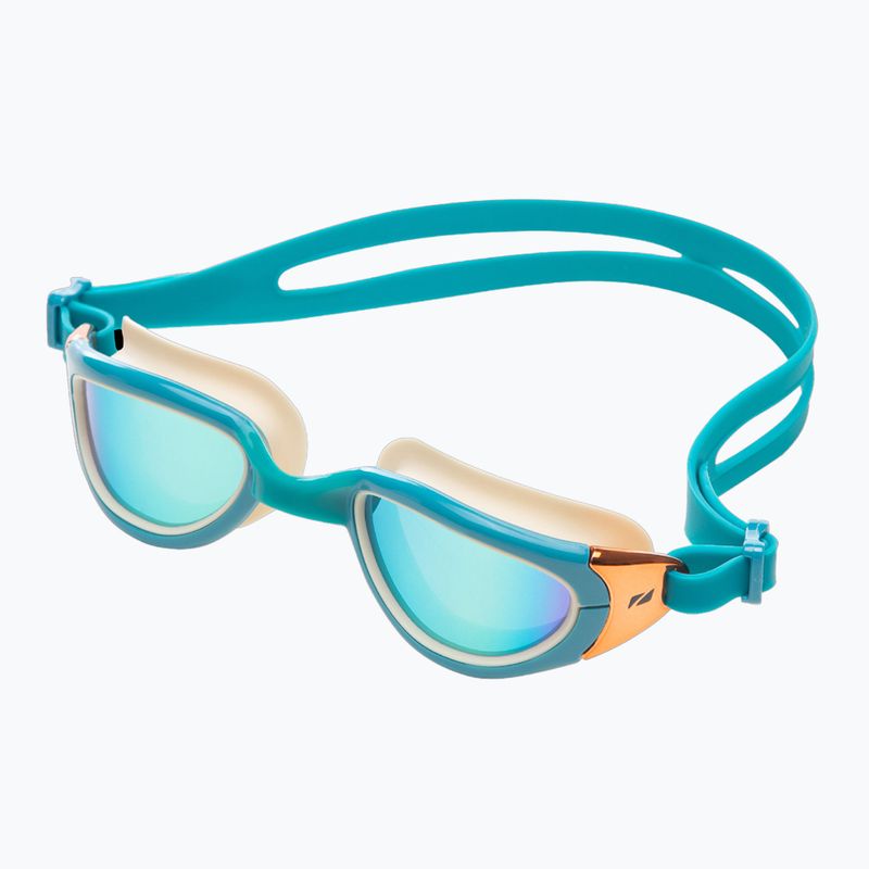 Plavecké brýle ZONE3 Attack teal/cream/cooper 6