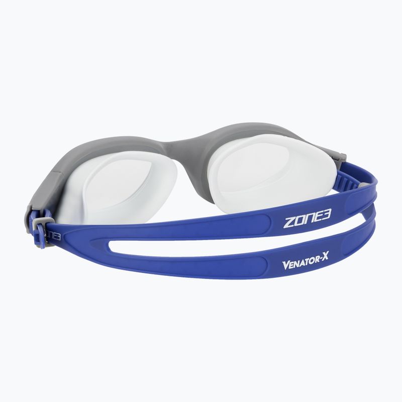 Plavecké brýle ZONE3 Venator-X grey/royal blue/clear 4