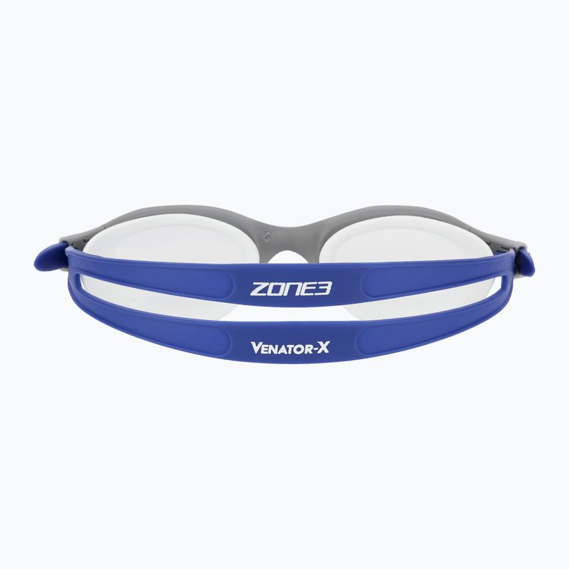 Plavecké brýle ZONE3 Venator-X grey/royal blue/clear 5