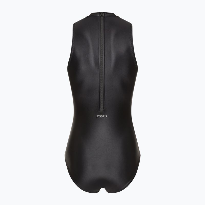 Dámské jednodílné plavky  ZONE3 OWS Ti+ Thermal High Neck black 2