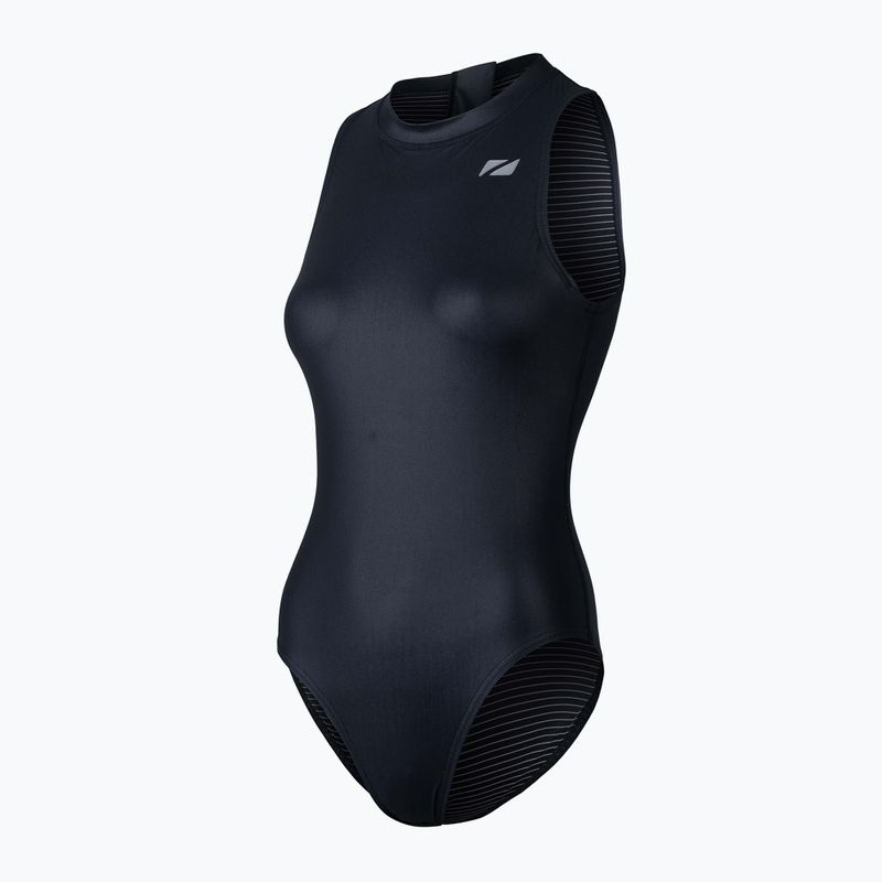 Dámské jednodílné plavky  ZONE3 OWS Ti+ Thermal High Neck black