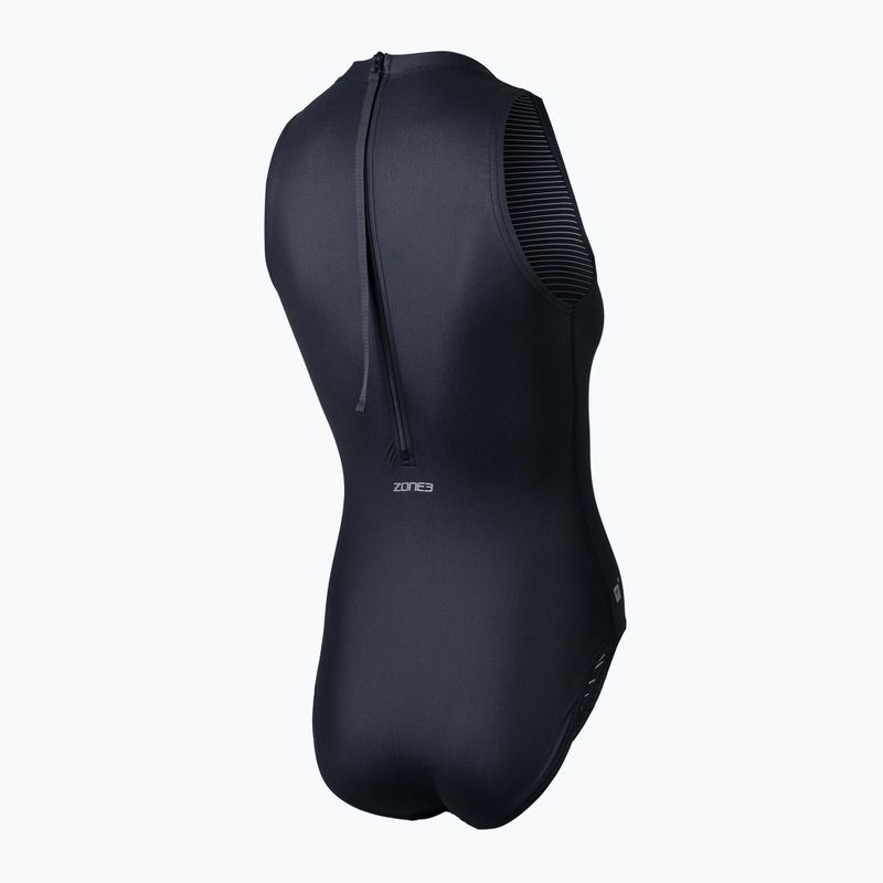 Dámské jednodílné plavky  ZONE3 OWS Ti+ Thermal High Neck black 2