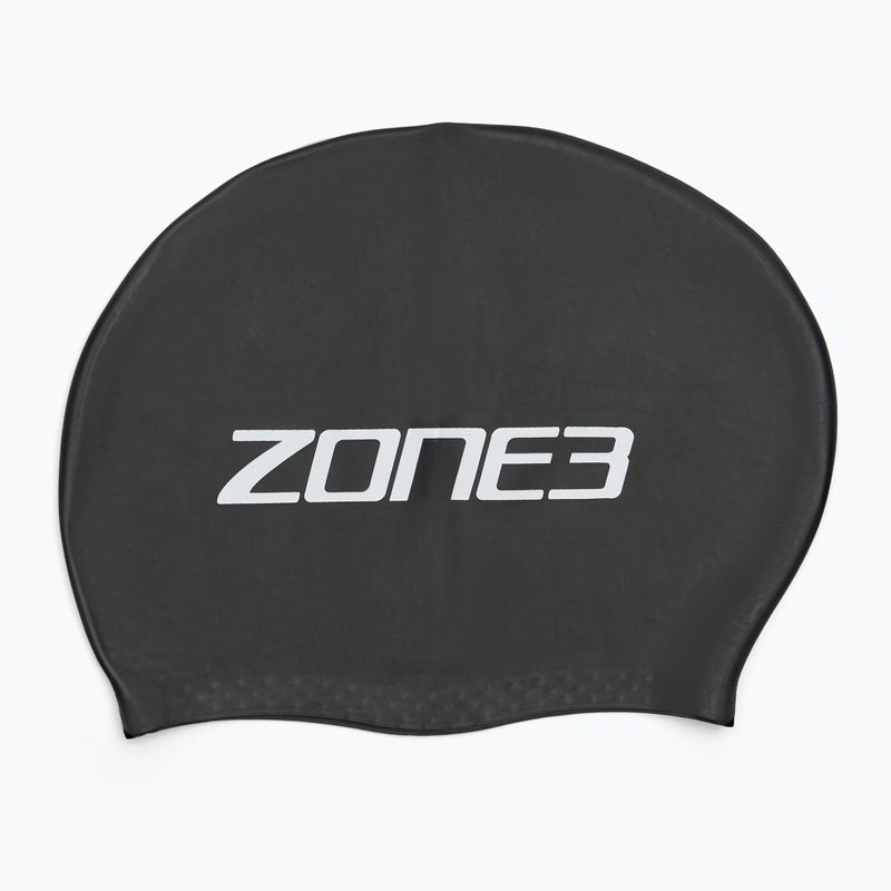 Plavecká čepice ZONE3 Long Hair black
