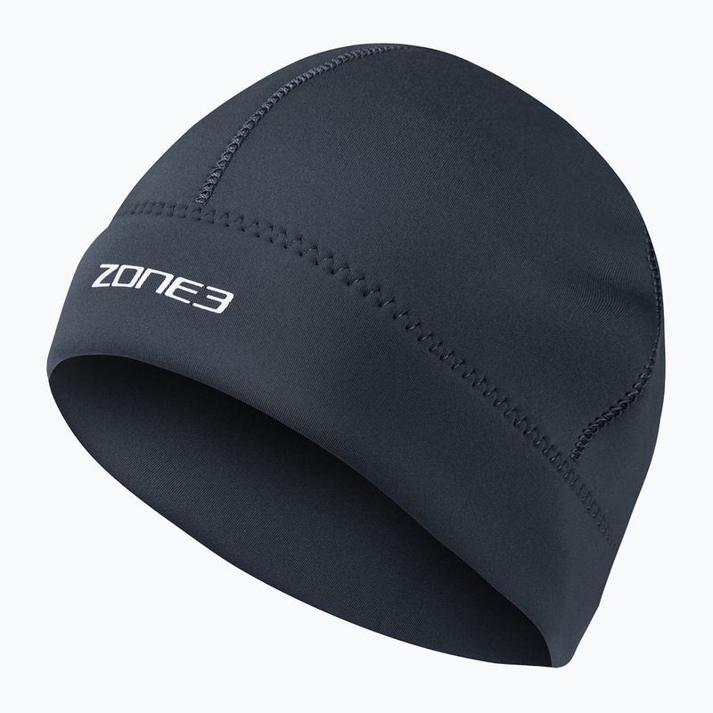 Neoprenová čepice ZONE3 Active Flex Swim grey/orange