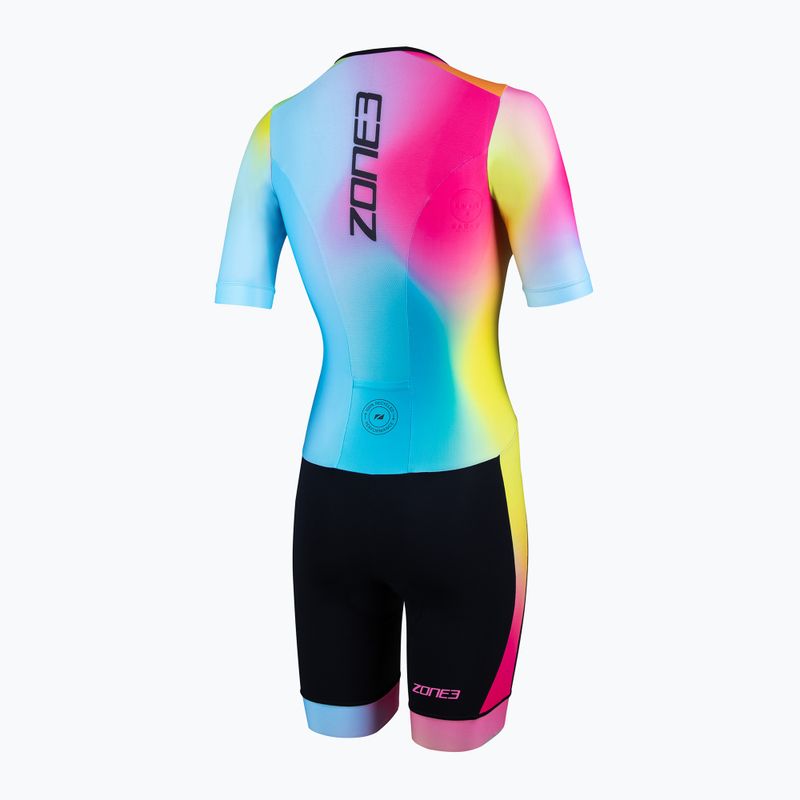 Dámský triatlonový oblek ZONE3 Activate+ Trisuit neon/black 2