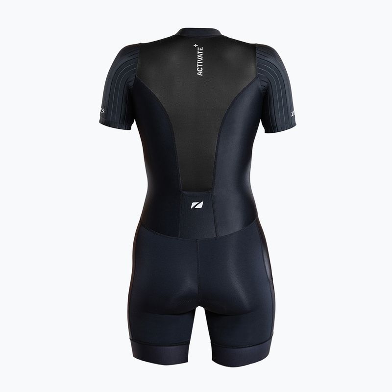 Dámská triatlonová kombinéza ZONE3 Activate+ Trisuit black 2