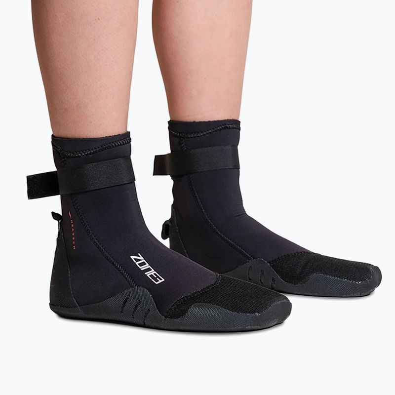 Neoprenové boty ZONE3 Heat-Tech Dura Swim black 8