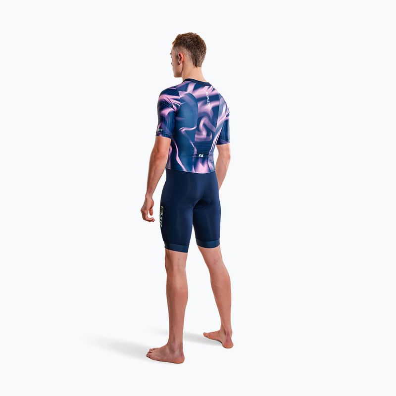 Pánská triatlonová kombinéza ZONE3 Activate+ Trisuit print 5