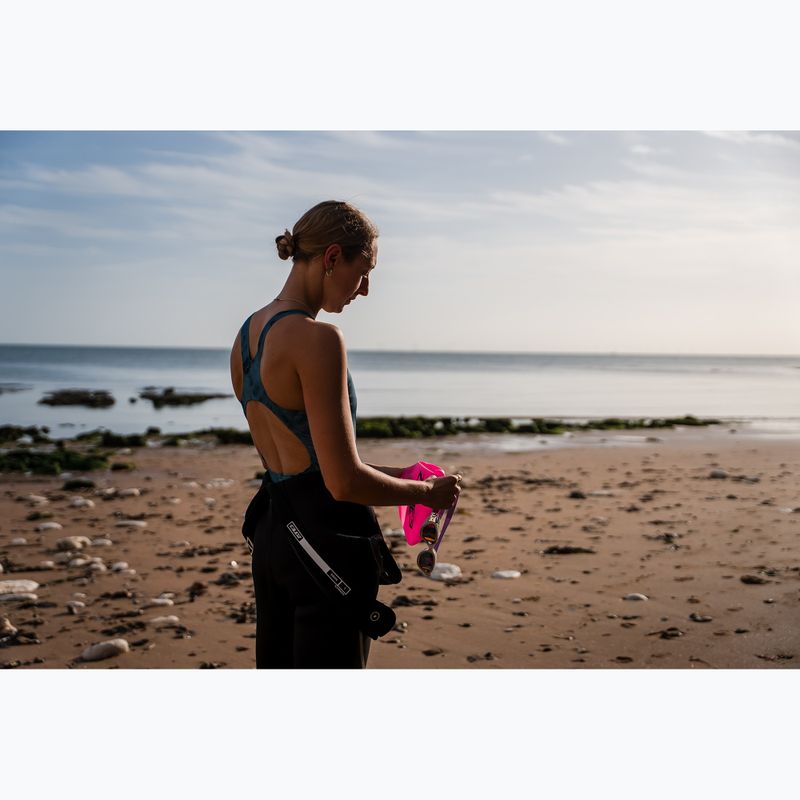 Dámské jednodílné plavky ZONE3 Classic teal tie-dye 11