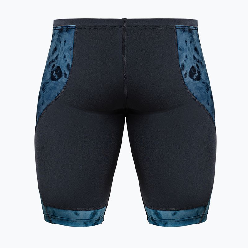 Pánské plavky ZONE3 Performance Speed teal tie dye 2