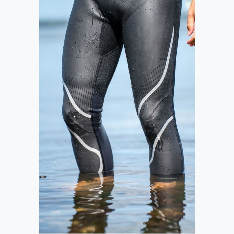 Pánský triatlonový neopren ZONE3 Glide Sleeveless Wetsuit black/grey 12