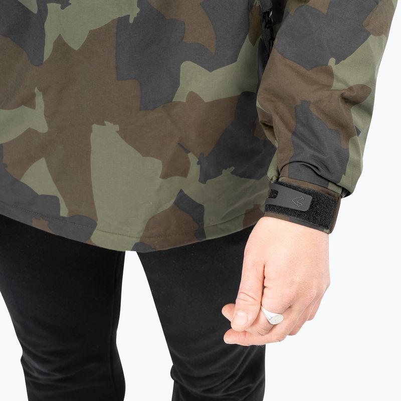 Pánská rybářská bunda Avid Ripstop Camo Pullover Green A0620202 6