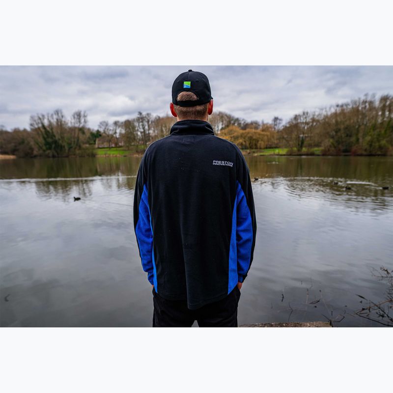 Mikina Preston Innovations Micro Fleece black/blue 4