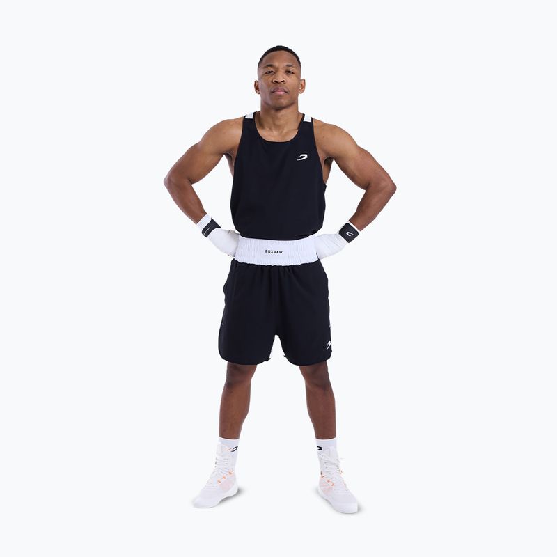 Pánské tréninkové šortky Boxraw Stevenson V2 black/white 2