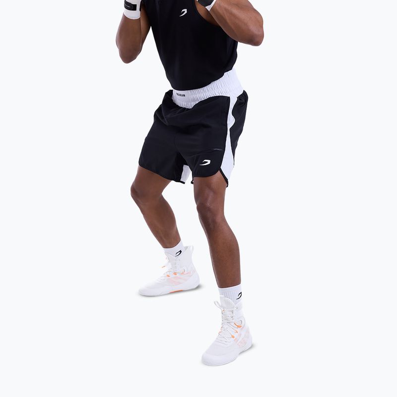 Pánské tréninkové šortky Boxraw Stevenson V2 black/white 4