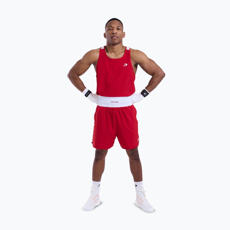Pánské tréninkové šortky Boxraw Stevenson V2 red/white 2