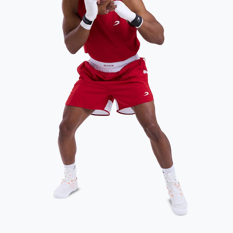 Pánské tréninkové šortky Boxraw Stevenson V2 red/white 5
