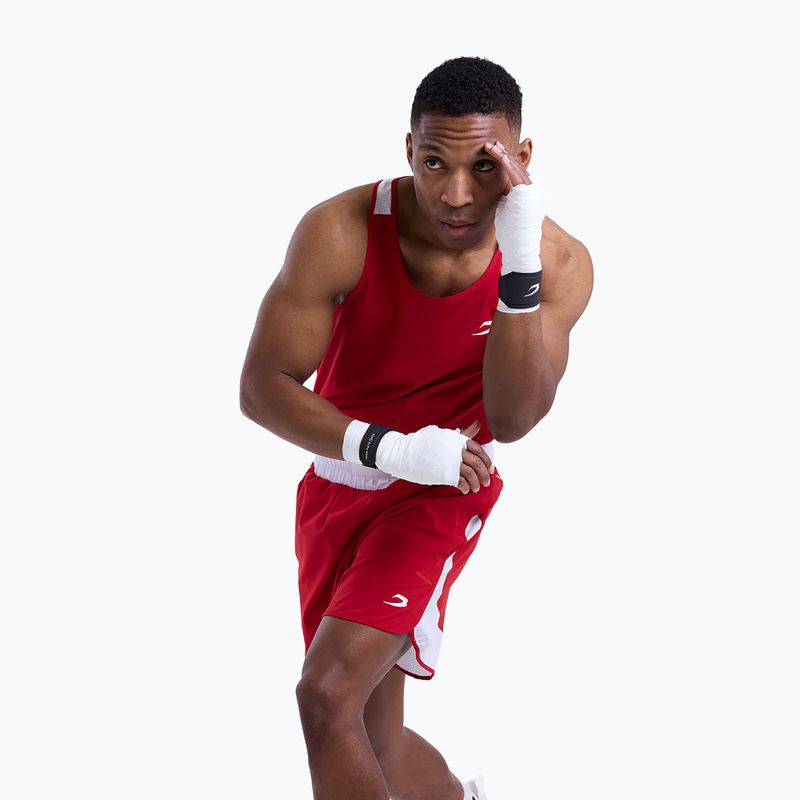 Pánské tričko na lezení Boxraw Stevenson V2 Tank red/white 6