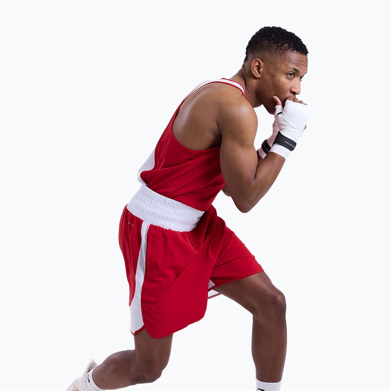 Pánské tričko na lezení Boxraw Stevenson V2 Tank red/white 8