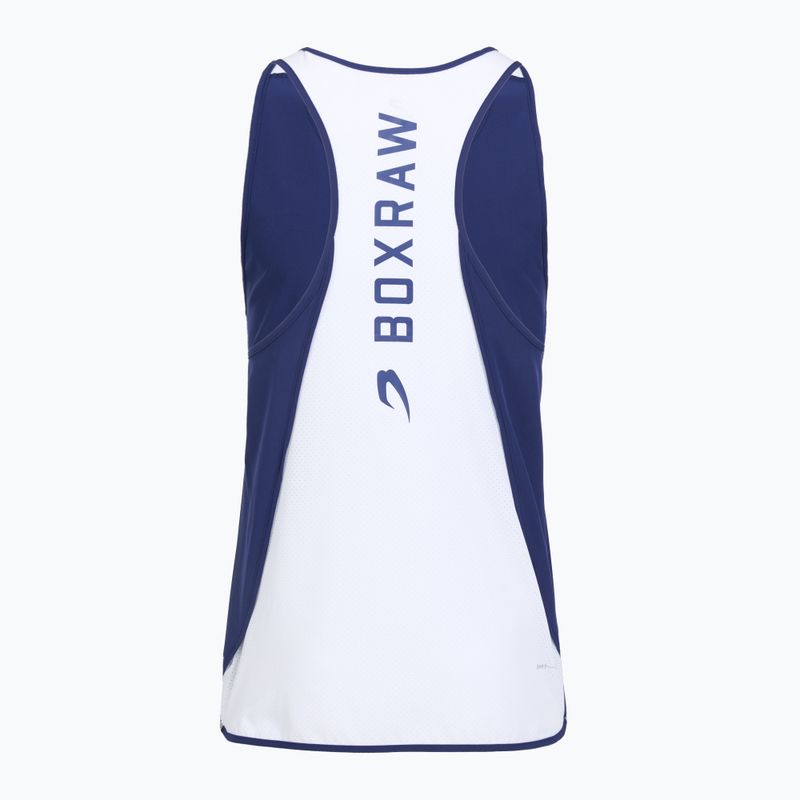 Pánské tričko na lezení Boxraw Stevenson Tank 2.0 blue/white 12