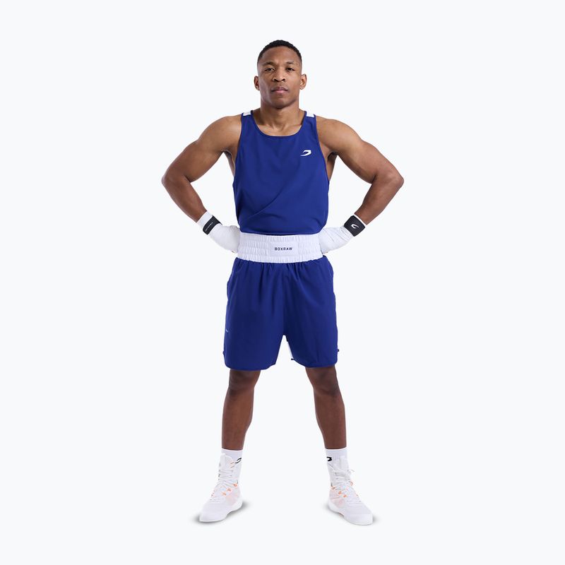 Pánské tričko na lezení Boxraw Stevenson Tank 2.0 blue/white 2
