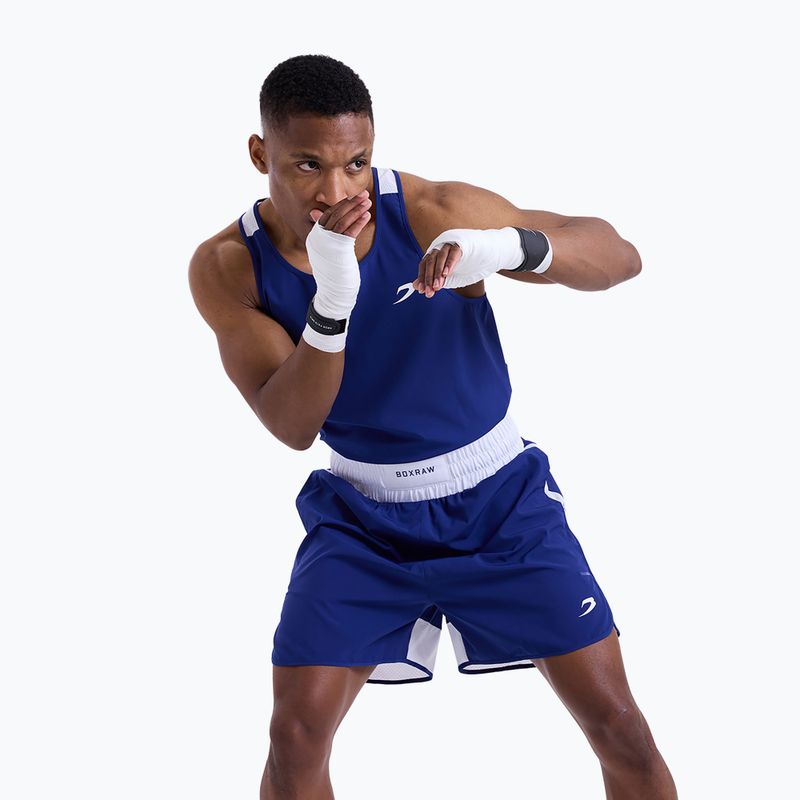 Pánské tričko na lezení Boxraw Stevenson Tank 2.0 blue/white 6