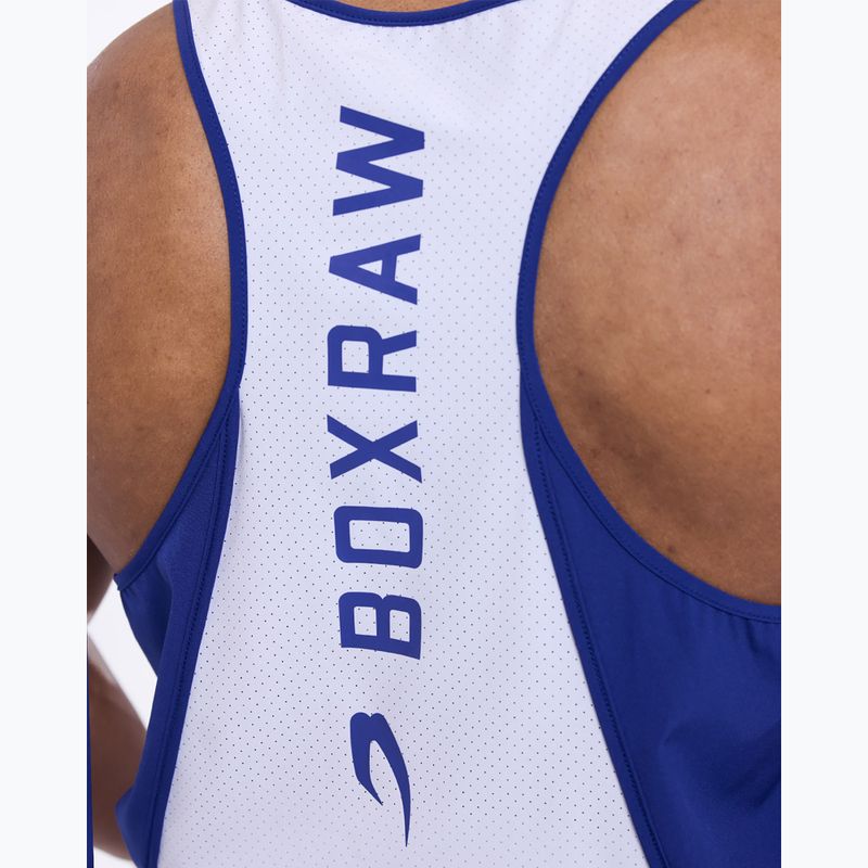 Pánské tričko na lezení Boxraw Stevenson Tank 2.0 blue/white 10