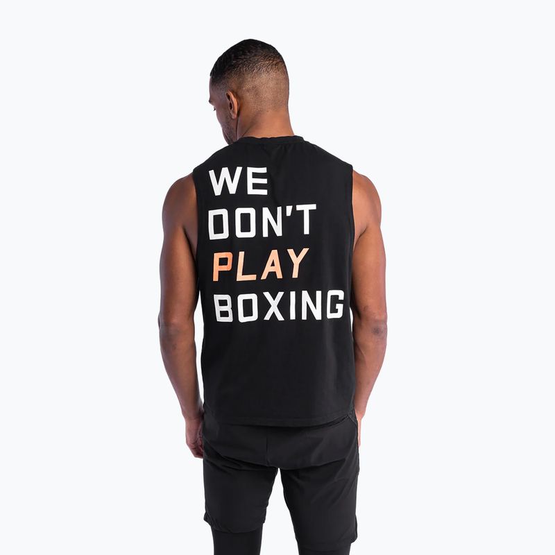 Pánské tričko na lezení BOXRAW We Don't Play Boxing Muscle Tank black 3