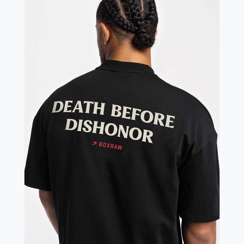 Pánské tričko na lezení BOXRAW Death Before Dishonor Oversized black 7